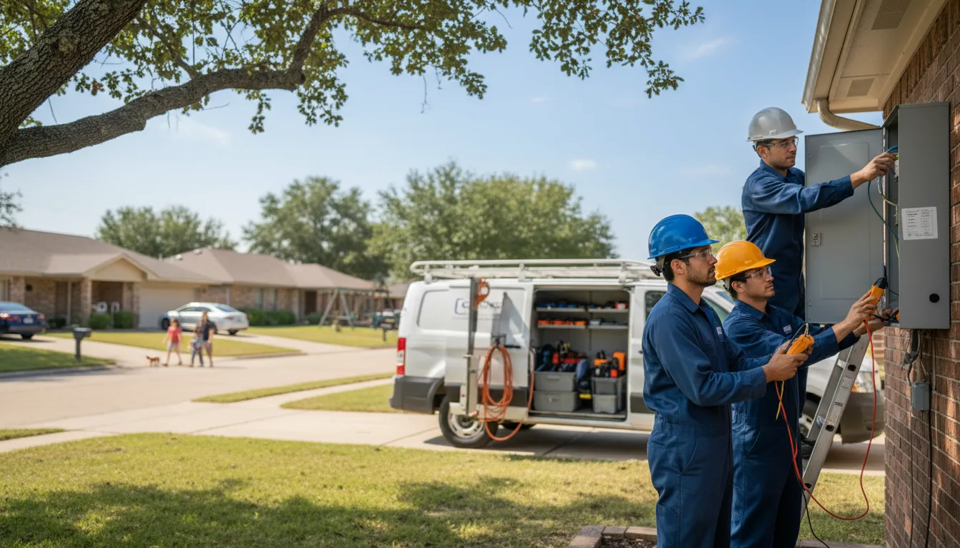 Certified electrician providing emergency electrical services in Wrightsville, AR